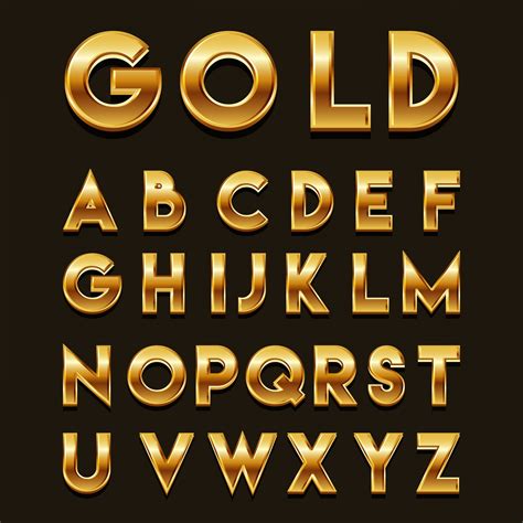 gold letra